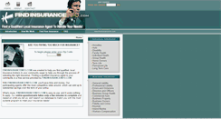 Desktop Screenshot of findinsuranceinfo.com